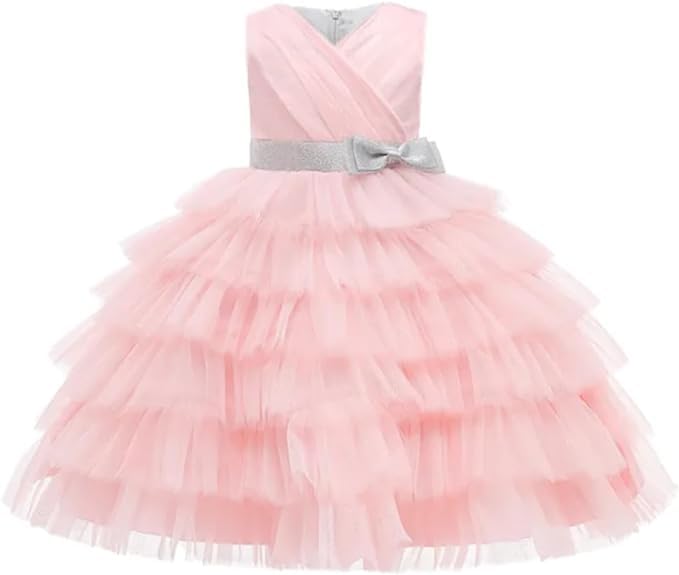 Girls Birthday Party Sleeveless Dress