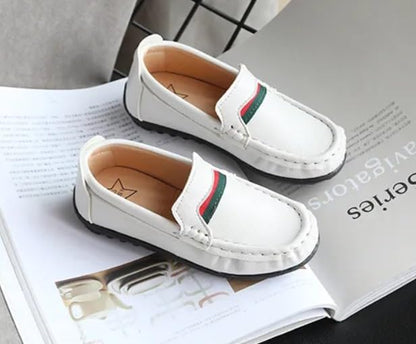 Boys Dress Loafer Shoes Casual Leather Shoes Slip-On Comfort