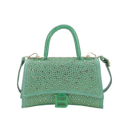 Girls' Glittering Handbag with Rhinestones