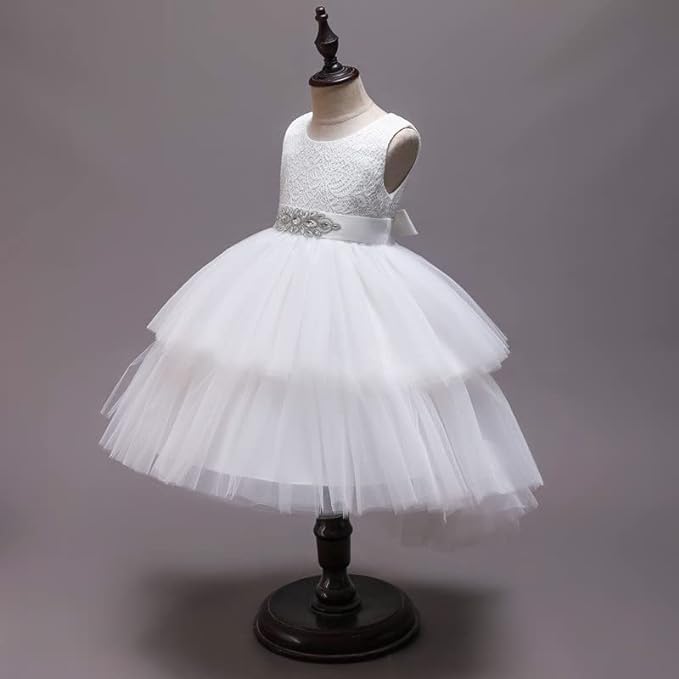 Princess Dress in Layered Tulle and lace for Special Occasions
