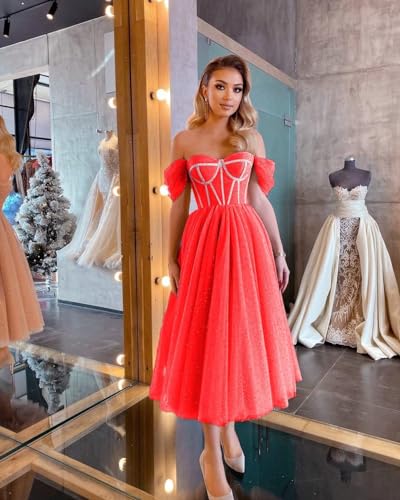 Women's Elegant Off-Shoulder Glitter Dress