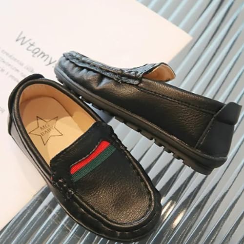 Boys Dress Loafer Shoes Casual Leather Shoes Slip-On Comfort