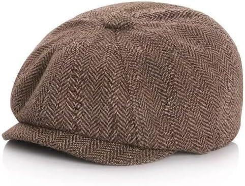 Boys' Classic Tweed Newsboy Cap