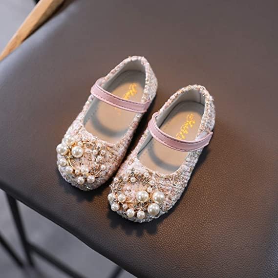 Princess Shoes with Pearls for Girls Mary Jane Style