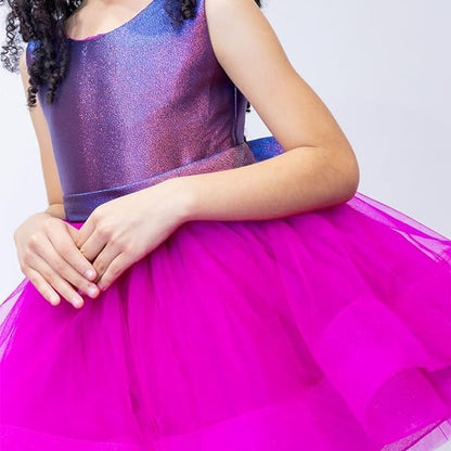 Shinning Sparkly Tulle Dress Party Birthday Girl