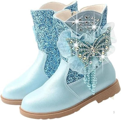 Mid-calf winter princess boots for girls - S0057