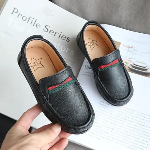 Boys Dress Loafer Shoes Casual Leather Shoes Slip-On Comfort