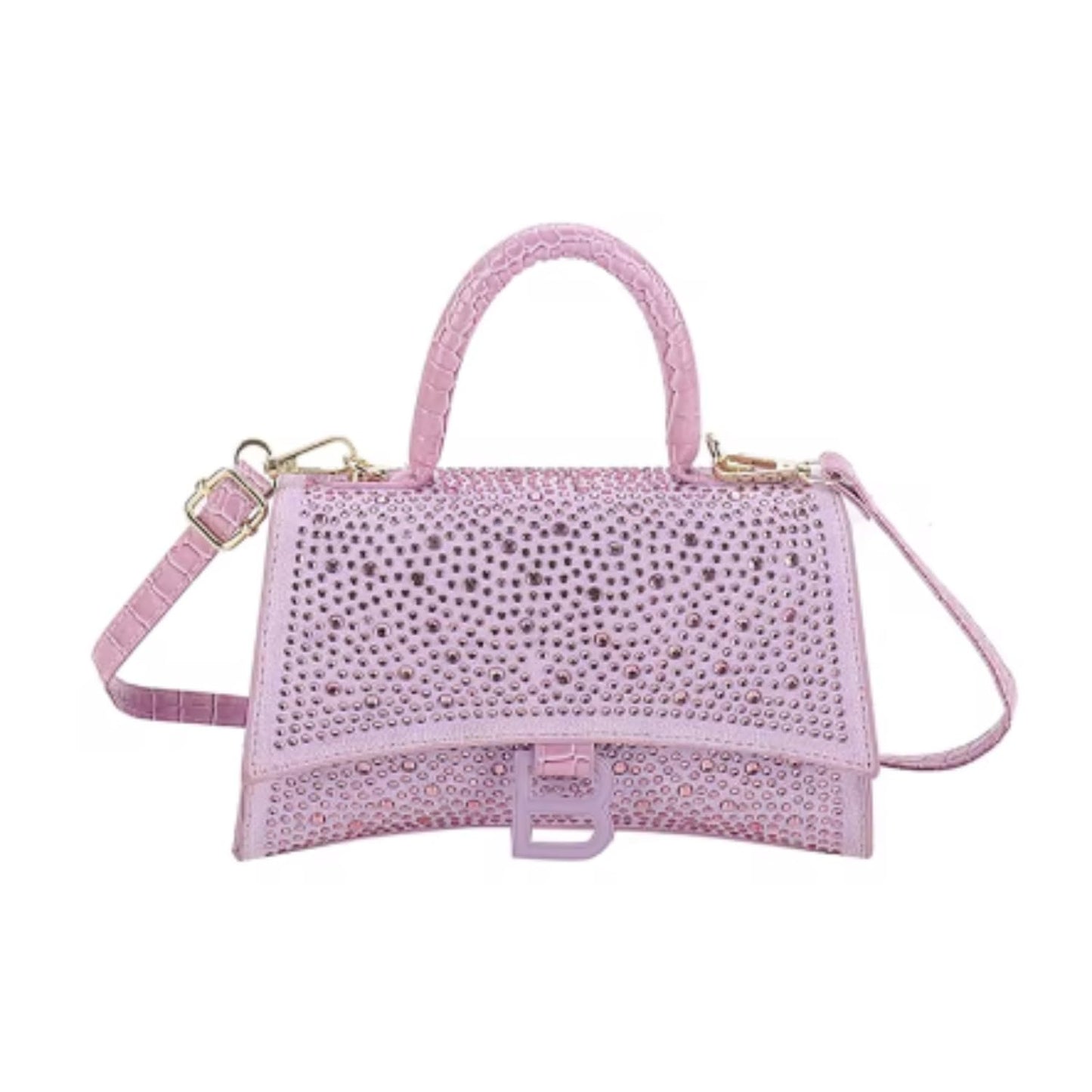 Girls' Glittering Handbag with Rhinestones