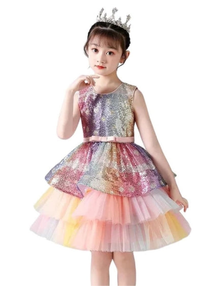 Bright colourful princess dresses for girls