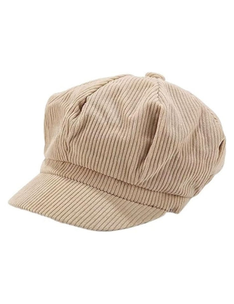 Girls' Corduroy Newsboy Cap