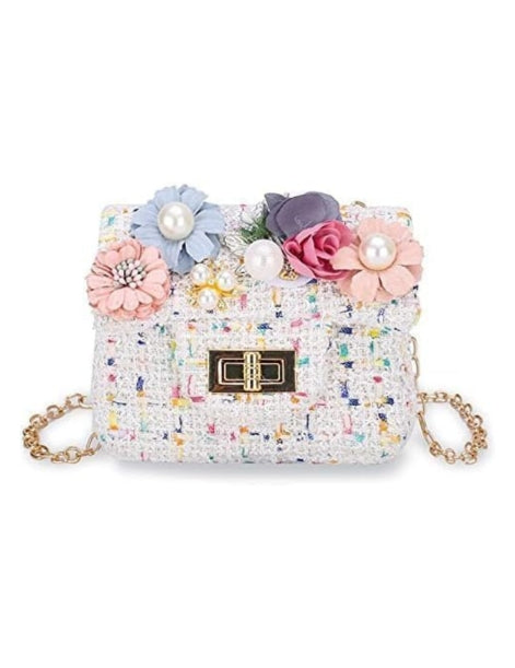 Girl's Flower Mini Handbags Small Crossbody Bag