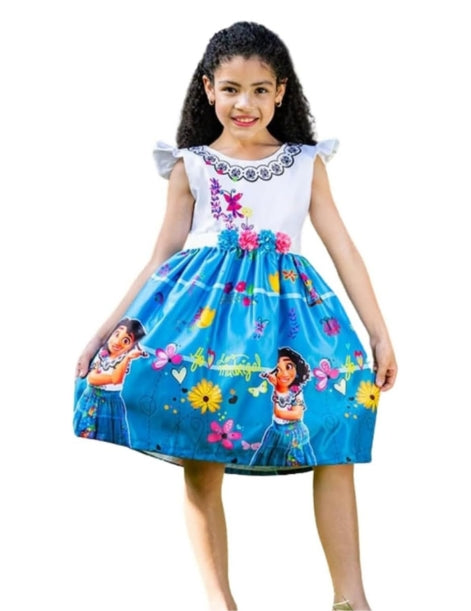 Girls' Encanto Mirabel Dress Costume