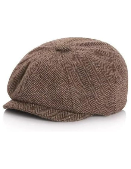 Boys' Classic Tweed Newsboy Cap