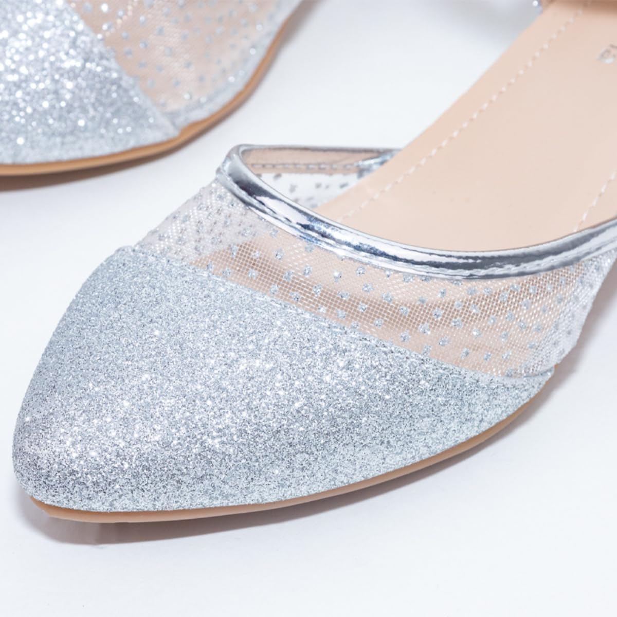 Girl's Mary Jane Shoes Low Heels and Glitter