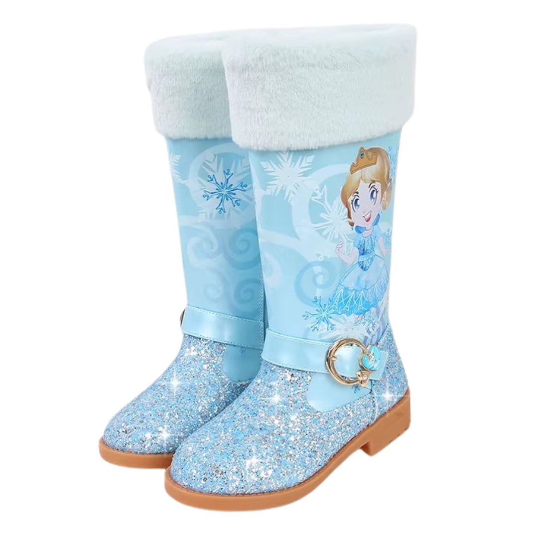 Sparkly Princess Winter Boots for Girls