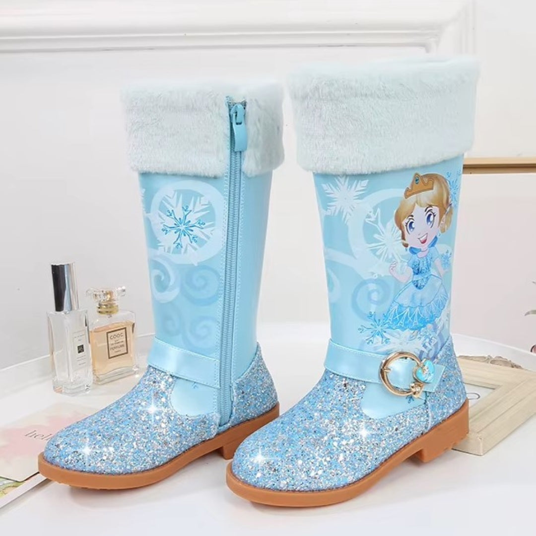 Sparkly Princess Winter Boots for Girls