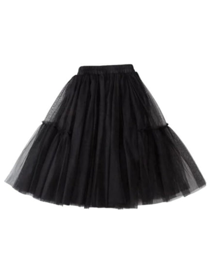 Girls Tutu Skirts A Line Below The Knee Casual Outfits