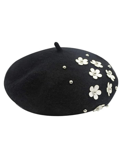 Girls Winter Wool Beret Classic French Style