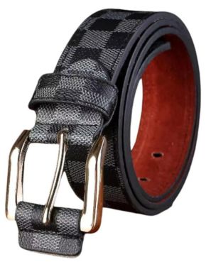 Trendy Checkered Men's Belt