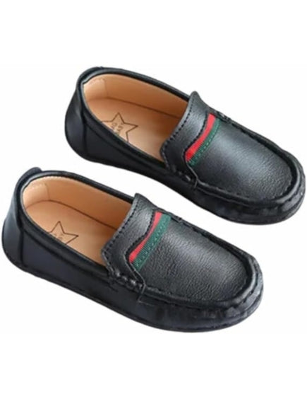 Boys Dress Loafer Shoes Casual Leather Shoes Slip-On Comfort