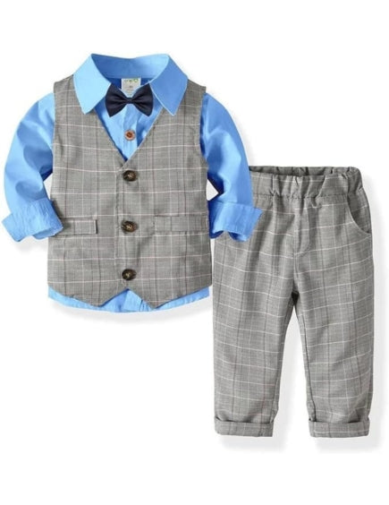 Boys Prince of Wales Vest and Pants Set