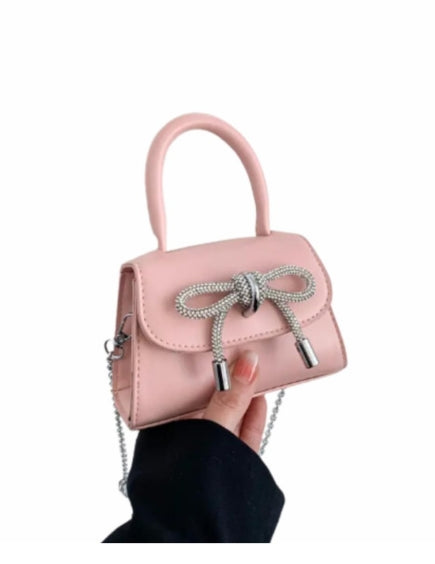 Fashion Mini Handbags PU Crossbody Coin Purse with chain jelly