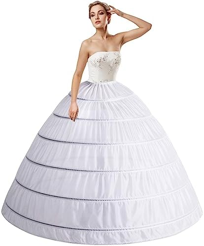 Women's crinoline skirt, petticoat under half slit skirt